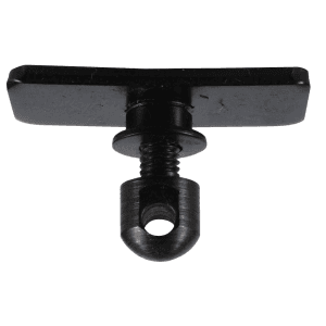 Harris Bipod Adapter Stud Flange Nut for Hollow Plastic Forends Black