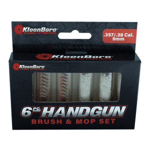 KleenBore 6 Piece Bore Brush and Mop Set 9mm