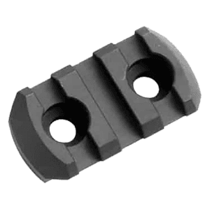 Kinetic Development Group 3-Slot Picatinny Rail Section M-LOK Aluminum Black