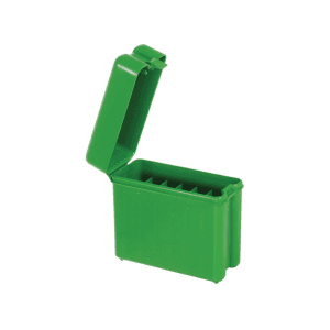 MTM Flip Top Belt-Style Ammo Box 30-06 Springfield, 300 Winchester Magnum, 45-70 Government, 270 Winchester 20-Round Plastic Green