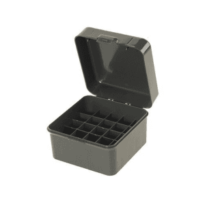 MTM Flip Top Shotshell Box 10, 12 Gauge 2-3/4", 3", 3-1/2" 25-Round Plastic Green