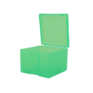 MTM Cast Bullet Box Plastic Clear Green 2PK