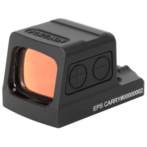 Holosun EPS Carry Enclosed Pistol Reflex Red Dot Sight 1x Red 2 MOA Dot Reticle Battery Powered Matte Black