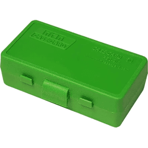 MTM Flip Top Ammo Box 40 S&W, 10mm Auto, 45 ACP 50-Round Plastic Green