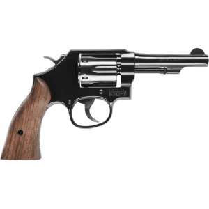 Smith & Wesson Model 10 38 Special +P Revolver 4" Blued Barrel 6 Round Walnut Grip