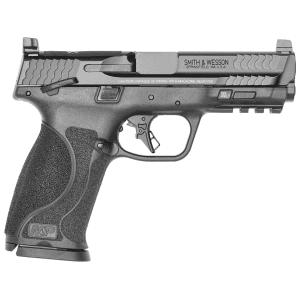 Smith & Wesson M&P9 M2.0 Optics Ready 9mm Luger Pistol 4.25" Barrel 17+1 Round Armornite Slide Black Grip Black Frame Manual Safety