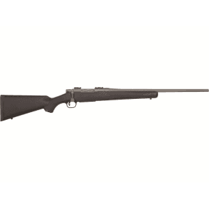 Mossberg Patriot Bolt Action Rifle 22-250 Remington 22" Fluted Cerakote Stainless Barrel Black Frame Black Straight Grip Stock