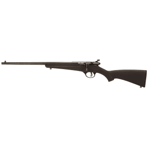 Savage Arms Rascal Bolt Action Youth Rifle 22 Long Rifle 16.125" Left Hand Black Barrel Black Frame Black Field Stock