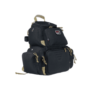 G.P.S. Handgunner Range Backpack Black/Tan