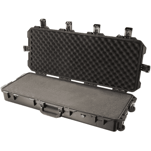 Pelican Storm iM3100 Scoped Rifle Case with Solid Foam Insert and Wheels 38" Polymer Black