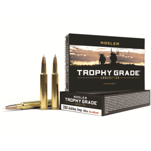 Nosler Trophy Grade 280 Ackley Improved Ammo 160 Grain Nosler AccuBond Bonded Polymer Tip Box of 20