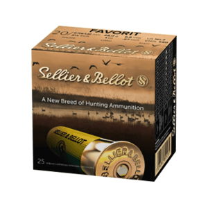 Sellier & Bellot 20 Gauge Ammo 2-5/8" #2 Buckshot Box of 25