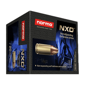 Norma NXD 9mm Luger Ammo 65 Grain Norma NXD Fluted Lead Free Box of 20