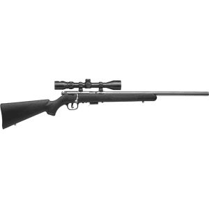 Savage Arms 93-FVSSXP Bolt Action Rifle 22 Winchester Magnum Rimfire (WMR) 21" Stainless Barrel Stainless Frame Black Straight Grip Stock with Scope