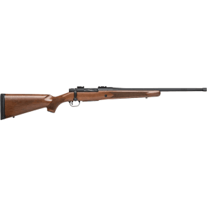 Mossberg Patriot Bolt Action Rifle 450 Bushmaster 20" Blued Threaded Barrel Blued Frame Walnut Field Stock
