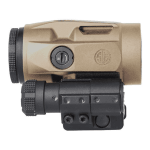 Sig Sauer JULIET3 Micro 3x 22mm Magnifier QD Picatinny Mount with Spacers FDE