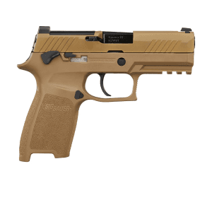 Sig Sauer M18 Commercial 9mm Luger Pistol 3.9" Barrel 10+1 Round PVD Slide Coyote Grip Coyote Frame