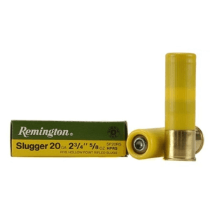 Remington Slugger 20 Gauge Rifled Slug 2-3/4" 5/8oz Box of 5