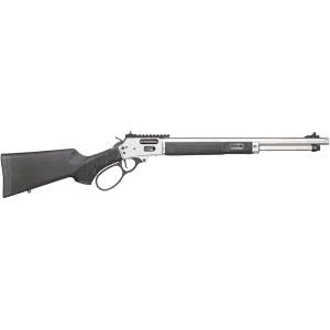 Smith & Wesson 1854 Tactical Lever Action Rifle 45-70 Government 20" Stainless Threaded Barrel Stainless Frame Black Field Stock