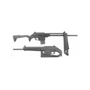 Kel-Tec SU16C Semi Automatic Rifle 5.56x45mm NATO 16" Blued Threaded Barrel Black Frame Black Folding Stock