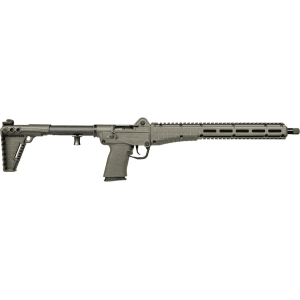 Kel-Tec SUB-2000 SK2 Semi-Automatic Rifle 5.7x28mm FN 16.15" Black Threaded Barrel Green Frame Green Folding Stock