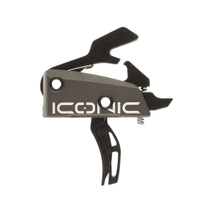 Rise Armament ICONIC AR-15, AR-10 Two Stage Trigger Curved Graphite