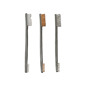 Otis All Purpose Gun Cleaning Brush Double Ended Nylon, Bronze and Stainless Steel 3PK