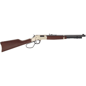 Henry Big Boy Carbine Lever Action Rifle 327 Federal Magnum 16.5" Blued Barrel Brass Frame Walnut Straight Grip Stock