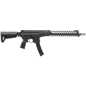 Sig Sauer MPX Competition Semi Automatic Rifle 9mm Luger 16" Matte Threaded Barrel Anodized Black Frame Black Pistol Grip