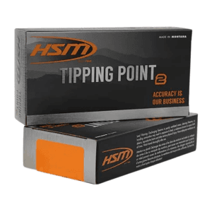 HSM Tipping Point 2 6mm ARC Ammo 95 Grain Hornady SST (Super Shock Tip) Polymer Tip Box of 20