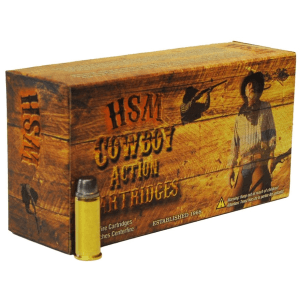 HSM Cowboy Action 38 Special Ammo 148 Grain Flat Nose Box of 50