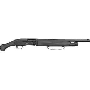 Mossberg 990 AfterShock Semi Automatic 12 Gauge Shotgun 18.5" Matte Blued Barrel Black Pistol Grip