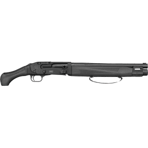 Mossberg 990 AfterShock Lasersaddle Semi Automatic 12 Gauge Shotgun 14.75" Matte Blued Barrel Black Pistol Grip