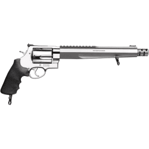 Smith & Wesson Performance Center Model 460XVR 460 S&W Magnum Revolver 10.5" Stainless Barrel 5 Round Black Grip Compensated