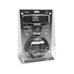 Glock Shooting Glasses and Ear Plugs Combo Clear
