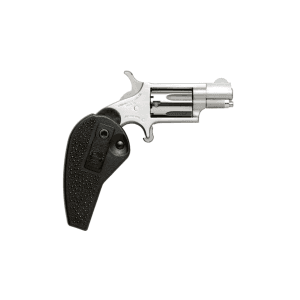 North American Arms Holster Grip 22 Long Rifle Revolver 1.125" Stainless Barrel 5 Round Black Grip with 22 WMR Cylinder