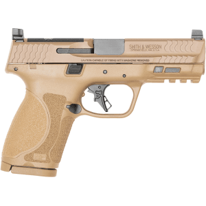 Smith & Wesson M&P9 M2.0 Compact NTS 9mm Luger Pistol 4" Barrel 15+1 Round Flat Dark Earth