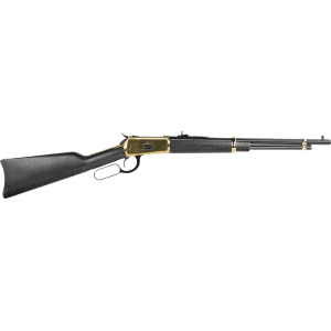 Heritage Manufacturing Inc. 92 Lever Action Rifle 45 Colt (Long Colt) 18" Black Barrel Gold PVD Frame Wood Straight Grip Stock