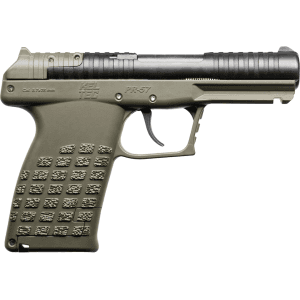 Kel-Tec PR57 5.7x28mm FN Pistol 4.6" Barrel 20+1 Round Black Slide Green Grip Olive Drab Frame