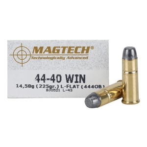 Magtech Cowboy Action 44-40 WCF Ammo 225 Grain Flat Nose Box of 50