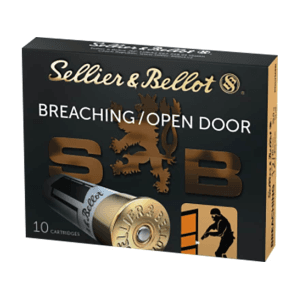 Sellier & Bellot Breaching 12 Gauge Ammo 2-3/4" 1/2 oz Polymer Encapsulated Lead Shot Box of 10