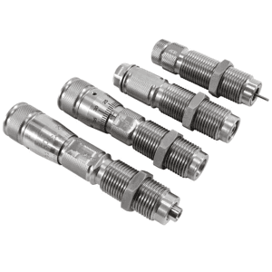 Lyman Stainless Pro 9mm Luger Sizing, Neck Expanding, Bullet Seating, Taper Crimp 4 Die Set