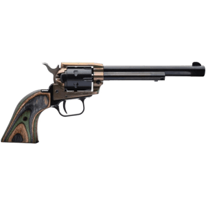 Heritage Manufacturing Inc. Rough Rider Combo 22 Long Rifle Revolver 6.5" Blued Barrel 6 Round Camo Grip with 22 WMR Cylinder