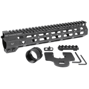 Midwest Industries Combat Rail AR-15 M-LOK Handguard 10.5" Aluminum Black