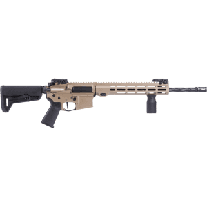 Maxim Defense MD:15L Semi Automatic Rifle 5.56x45mm NATO 16" Fluted Black Threaded Barrel Flat Dark Earth Frame Black Pistol Grip