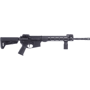 Maxim Defense MD:15L Semi Automatic Rifle 5.56x45mm NATO 16" Fluted Black Threaded Barrel Black Frame Black Pistol Grip