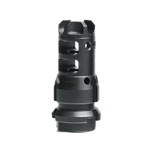 LANTAC Dragon Muzzle Brake with Dead Air KeyMo Wolfman QD Suppressor Mount 9mm M13.5x1 LH Thread Stainless Steel Nitride