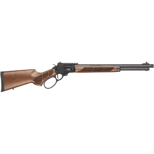 Smith & Wesson 1854 Lever Action Rifle 44 Remington Magnum 19.25" Black Threaded Barrel Black Frame Walnut Field Stock