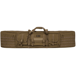G.P.S. Double Rifle Case 55" Nylon Flat Dark Earth