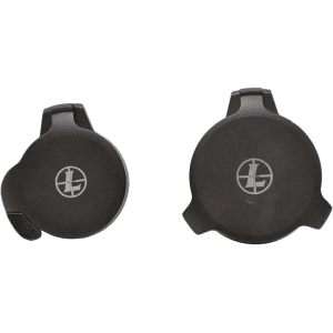 Leupold Alumina Flip-Up Scope Cover Set 40mm Objective and Standard Eyepiece Matte Black
